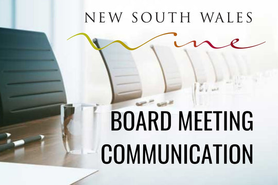 NSW Wine Board Communique November 2021