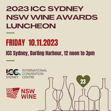 2023 ICC Sydney NSW Wine Awards Lunch